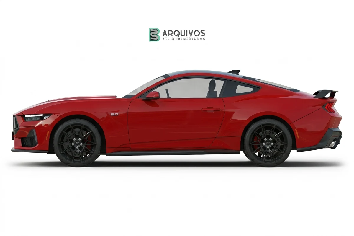 Modelo 3D STL - Ford Mustang GT 2023 — foto 3